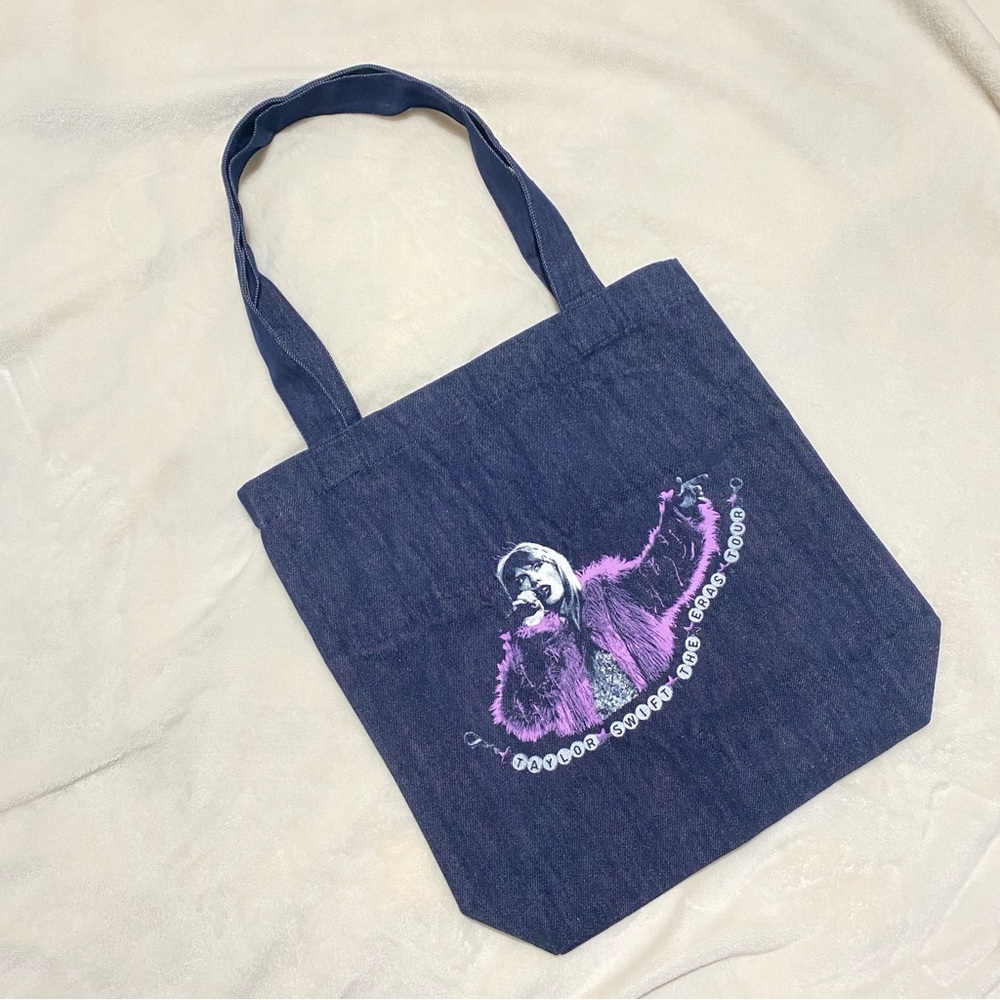 NWT Taylor Swift Eras Tour Denim Tote (Keychain Not Included)
